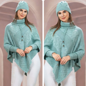 Ruana brisa de agua más gorro