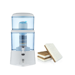 Filtro Purificador Agua 14 litros mas 3 Esponjas Ecotrade