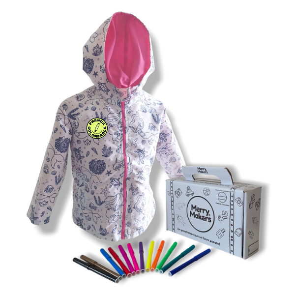 Chaqueta coloreable sirenas - Imagen 2
