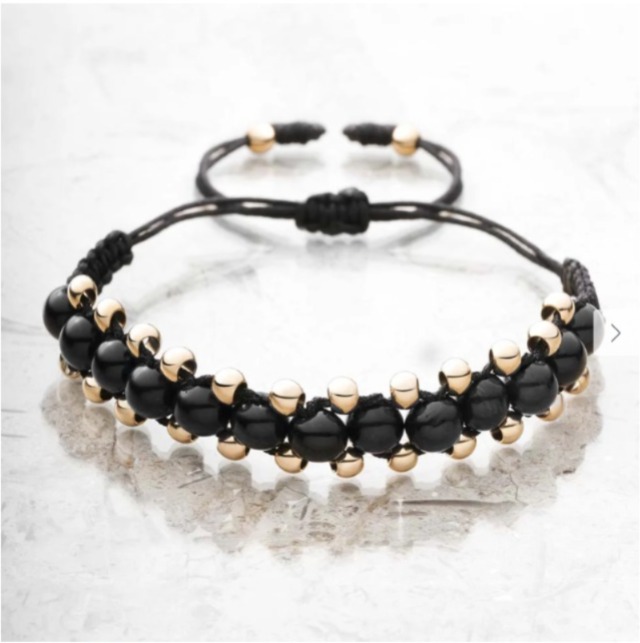 Pulsera 3 lineas piedras naturales