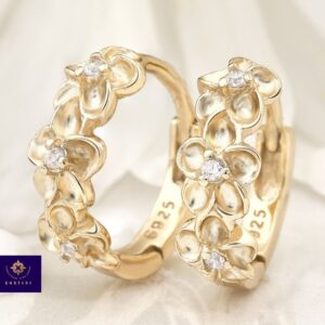 Aretes Garden Plata Oro