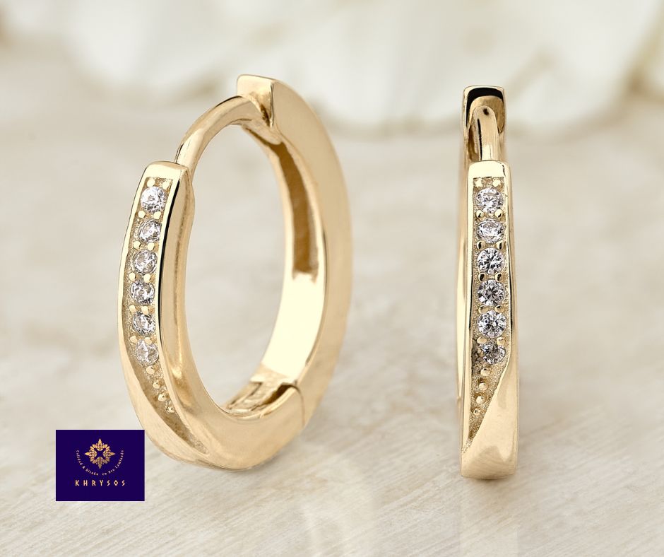 Aretes Gipsy Plata oro - Imagen 2