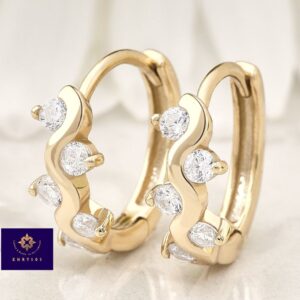 Aretes Lila Plata oro