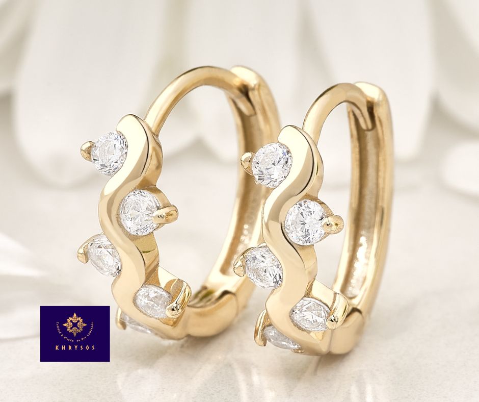 Aretes Lila Plata oro