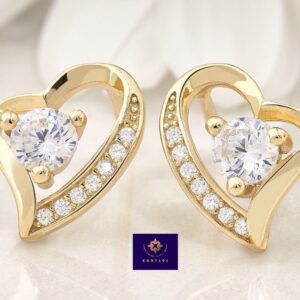 Aretes Nina Plata oro