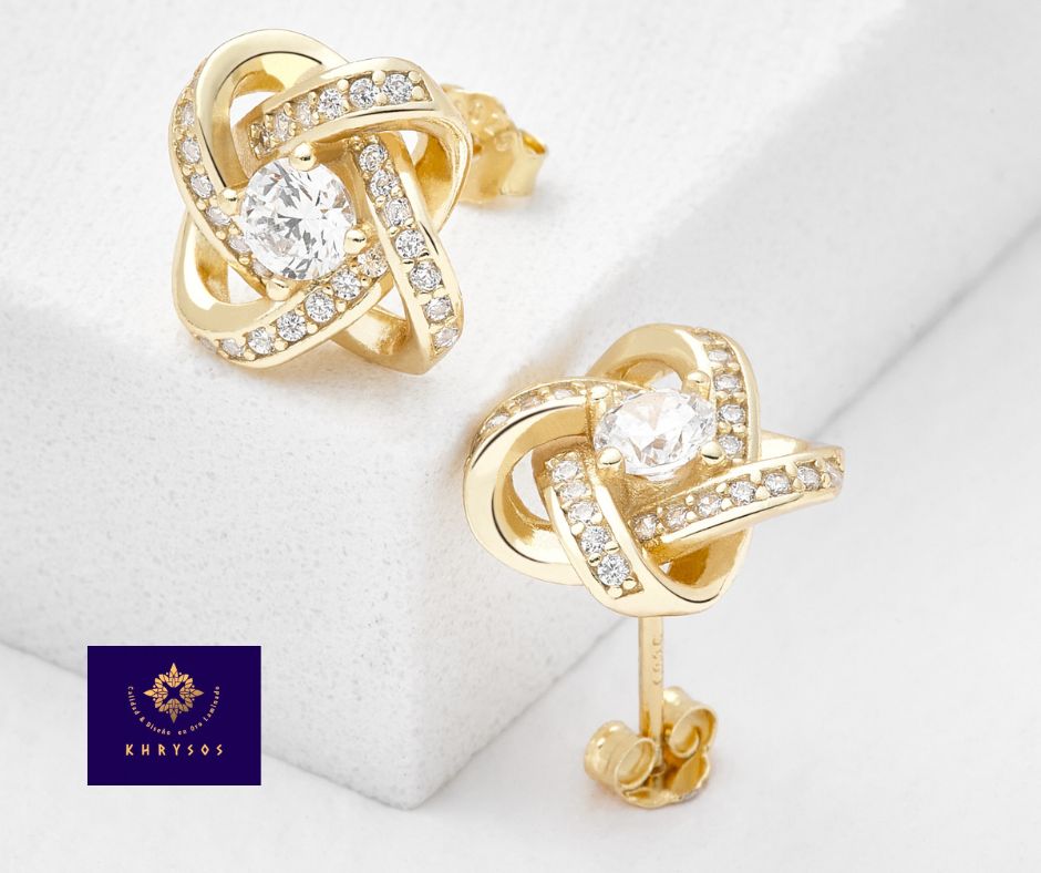 Aretes omnia plata oro - Imagen 2