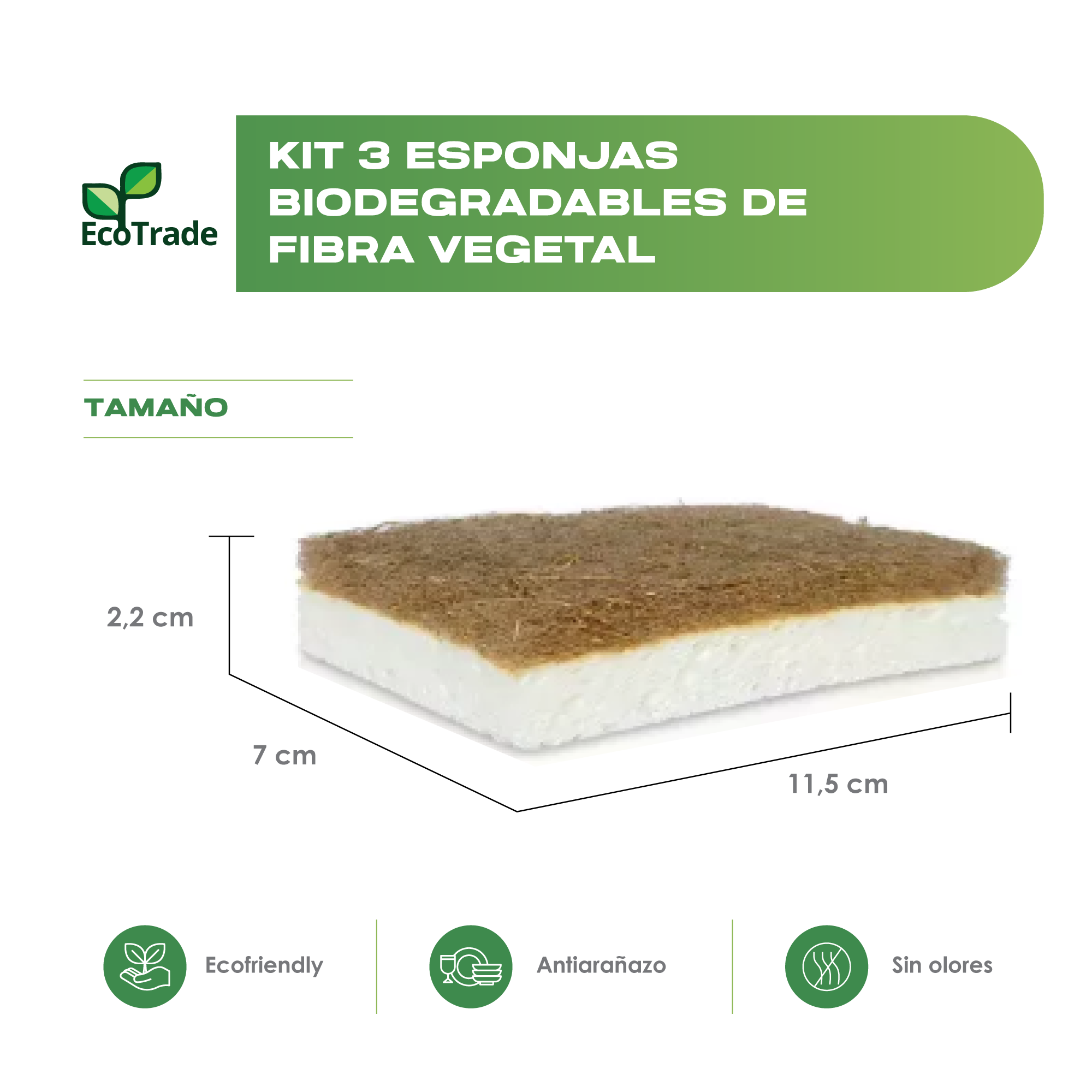 Ducha Purificadora de Agua Miniwell mas Esponjas Ecotrade - Imagen 3