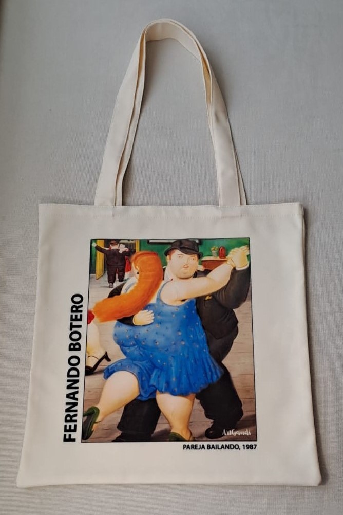 TOTEBAG PAREJA BAILANDO DE FERNANDO BOTERO - Imagen 2