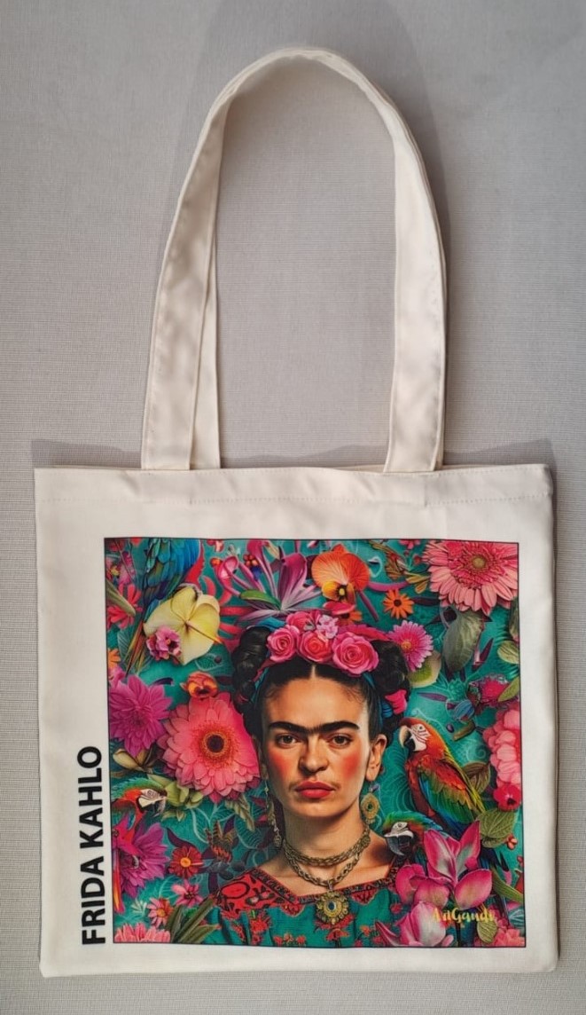 TOTEBAG AUTORRETRATO DE FRIDA KALHO - Imagen 2