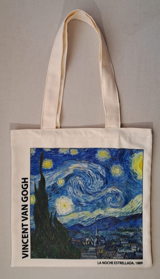 TOTEBAG LA NOCHE ESTRELLADA DE VICENT VAN GOGH - Imagen 2