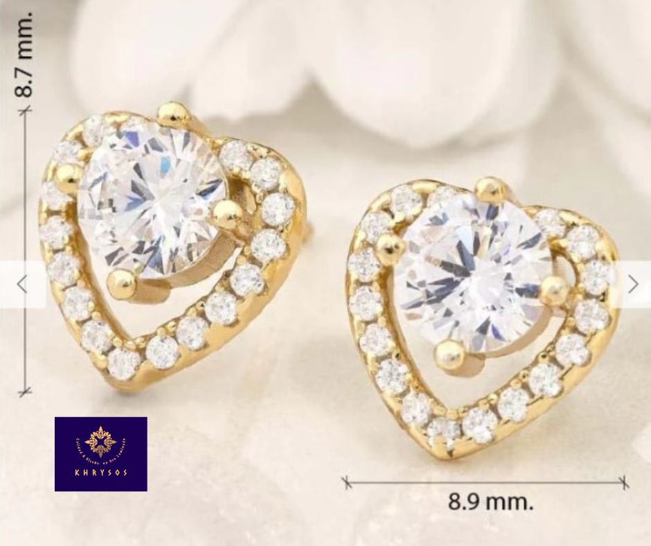 Aretes Bella Plata Oro - Imagen 4