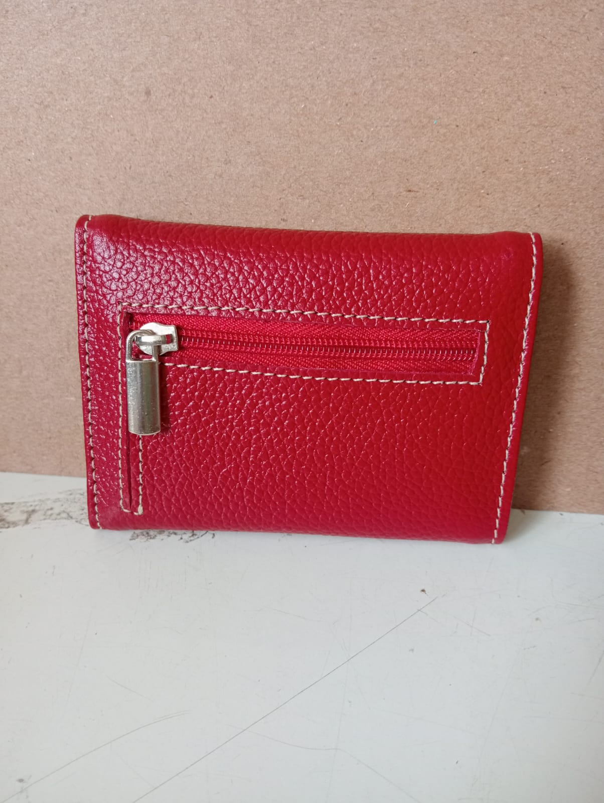 Mini Billetera Cuero Puro - Imagen 4