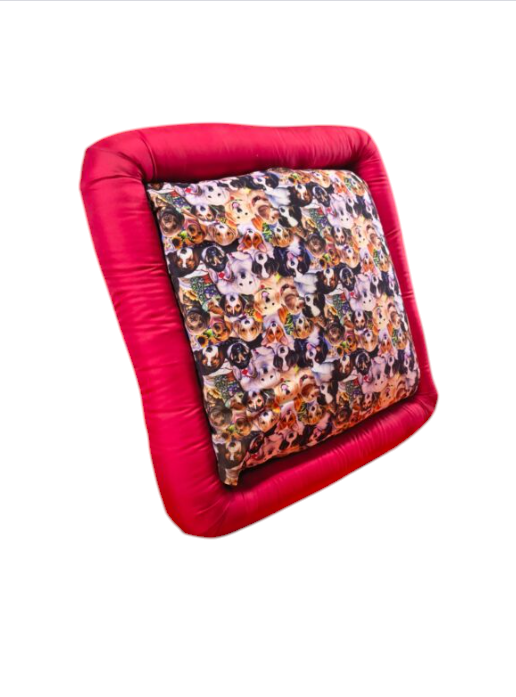 CAMA PARA MASCOTAS CON TELA ANTIFLUIDO TALLA M