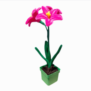 Flores Azucenas decorativa hechas a mano