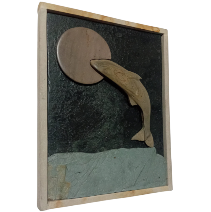 Ballena marco piedra