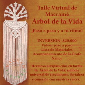 Taller Curso Virtual Árbol de la Vida en Macramé