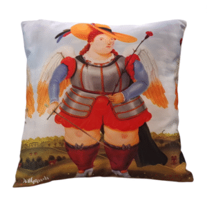 COJíN EL ARCANGEL SAN MIGUEL DE FERNANDO BOTERO