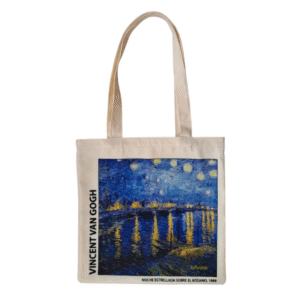 TOTE BAG LA NOCHE ESTRELLADA SOBRE EL RODANO DE VICENT VAN GOGH