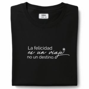 Camiseta La felicidad es un viaje