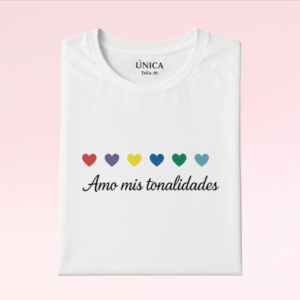 Camiseta Amo mis tonalidades