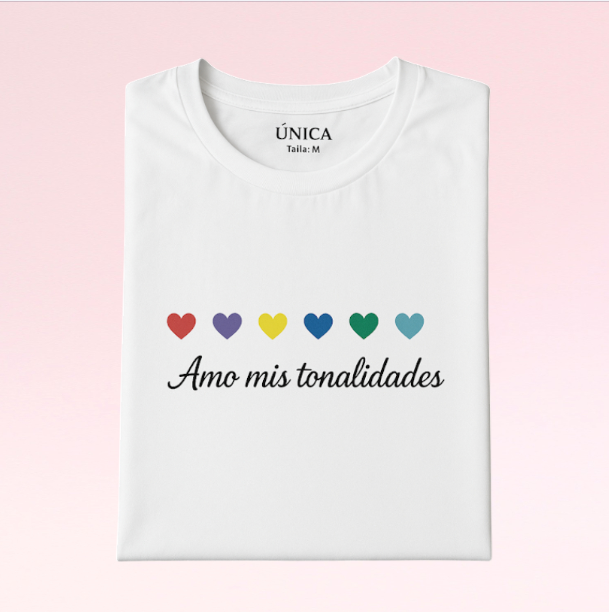 Camiseta Amo mis tonalidades