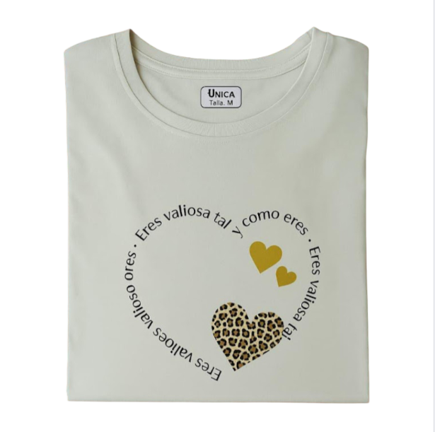 Camiseta Eres valiosa tal como eres