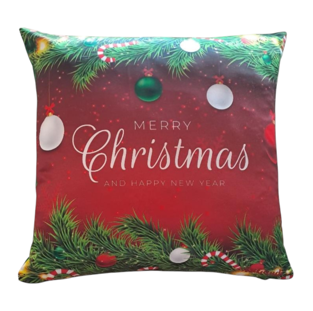 COJíN ADORNO BOLAS NAVIDEÑAS