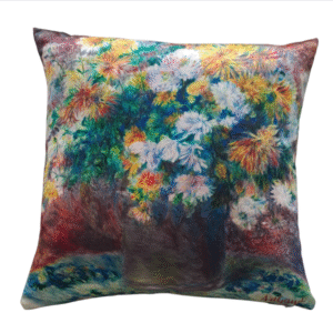 COJín LOS CRISANTEMOS PIERRE AUGUSTE RENOIR