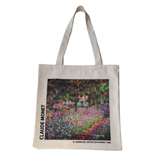 TOTEBAG EL JARDIN GIVERNY DE CLAUDE MONET