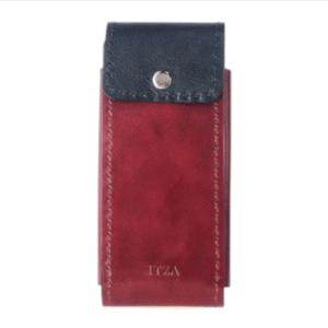 Porta Celular De Cuero Coral