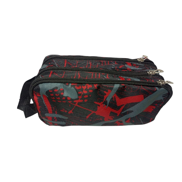 Cartuchera Deluxe 3 bolsillos estampada