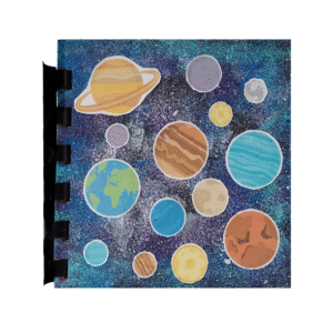 Agenda de notas Artesanal Planetas Grande Cuadrada