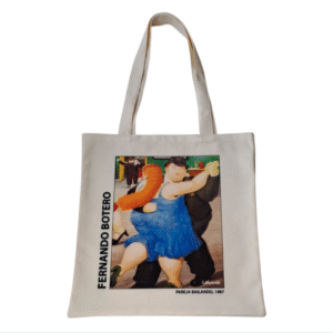 TOTEBAG PAREJA BAILANDO DE FERNANDO BOTERO