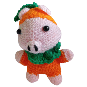 Cerdita dizfras calabaza