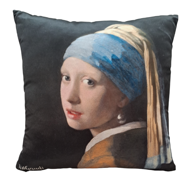 COJíN LA MUCHACHA CON EL PENDIENTE DE LA PERLA DE JOHANNES VEERMER