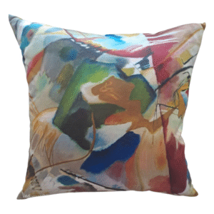 COJíN COMPOSICIóN VERDE DE WASSILY KANDINSKY