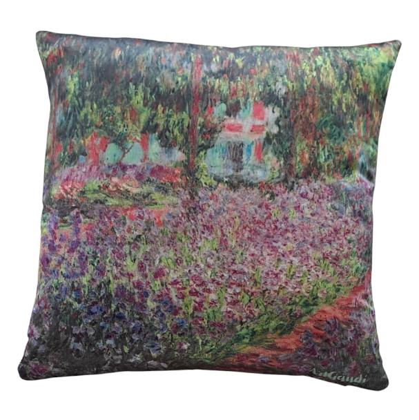 COJíN CON LA OBRA DE GIVERNY DE CLAUDE MONET