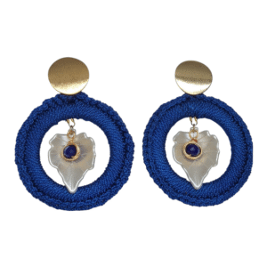 Maxi Aretes Terrena Azul