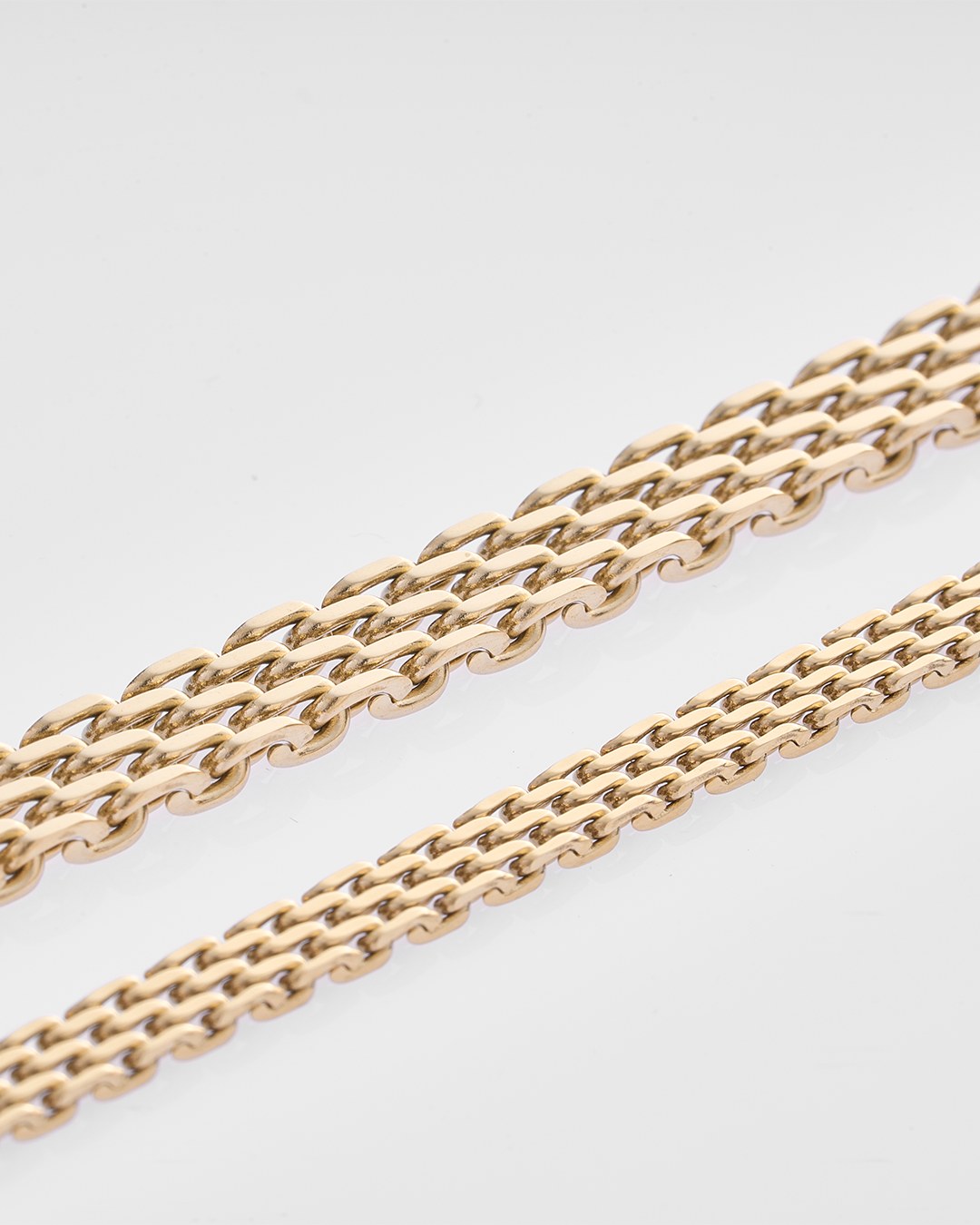 Combo Chinesco cadena y pulso tejido 4mm - Imagen 4