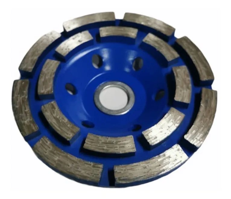 DISCO COPA DIAMANTE ABRASIVO DOBLE FILA CONCRETO 4 PULG - Imagen 3