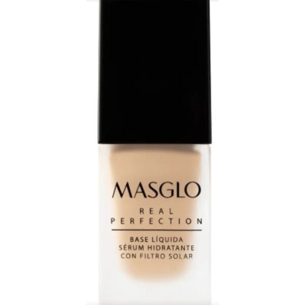 MASGLO REAL PERFECTION BASE LIQUIDA SERUM TONO OSCURO 1