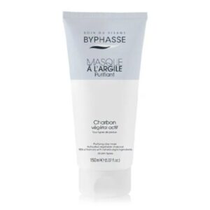 BYPHASSE MASQUE A L ARGILE PURIFIANT CHARBON VEGETAL ACTIF 150ML