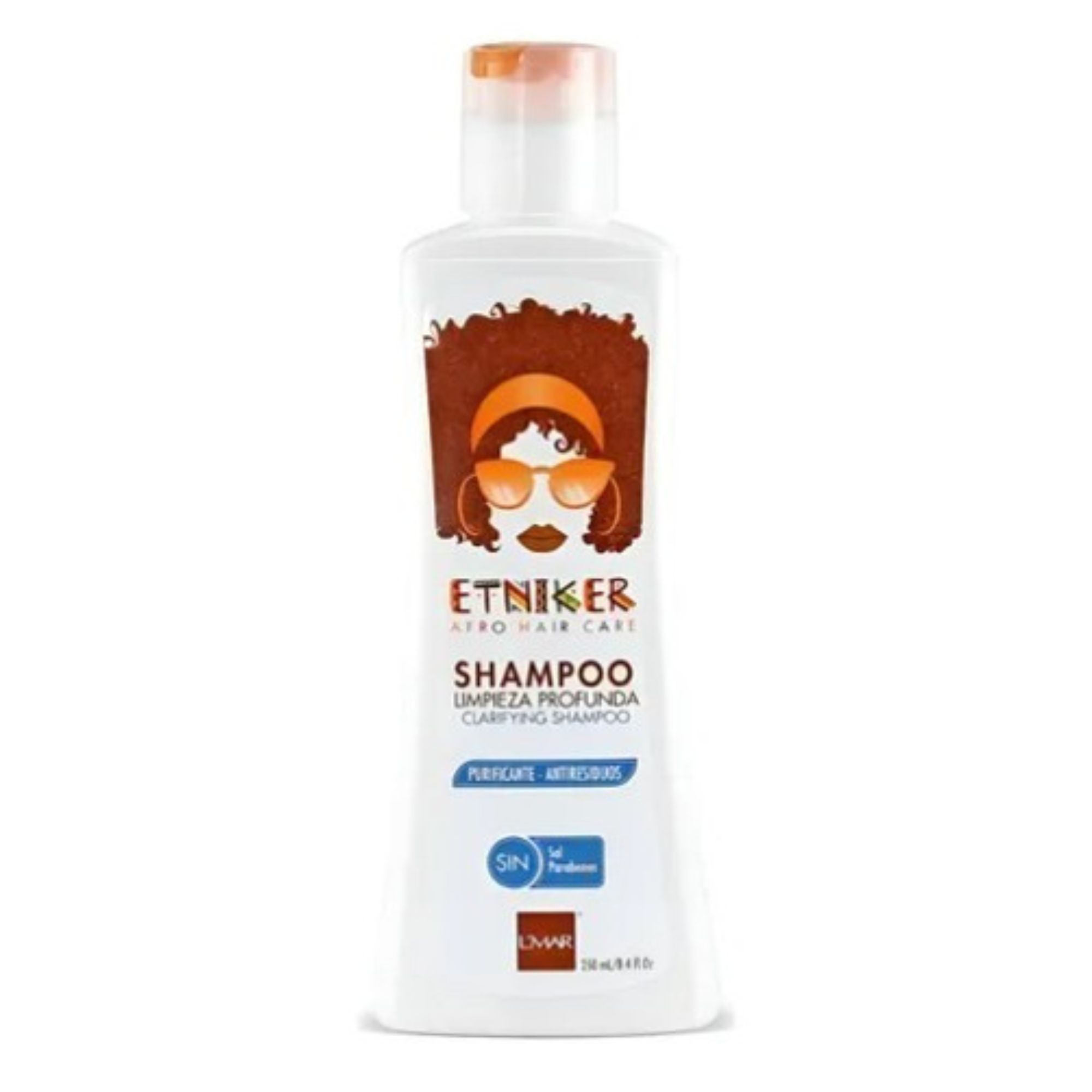 ETNIKER AFRO HAIR CARE SHAMPOO LIMPIEZA PROFUNDA PURIFICANTE ANTIRESIDUOS 250ML