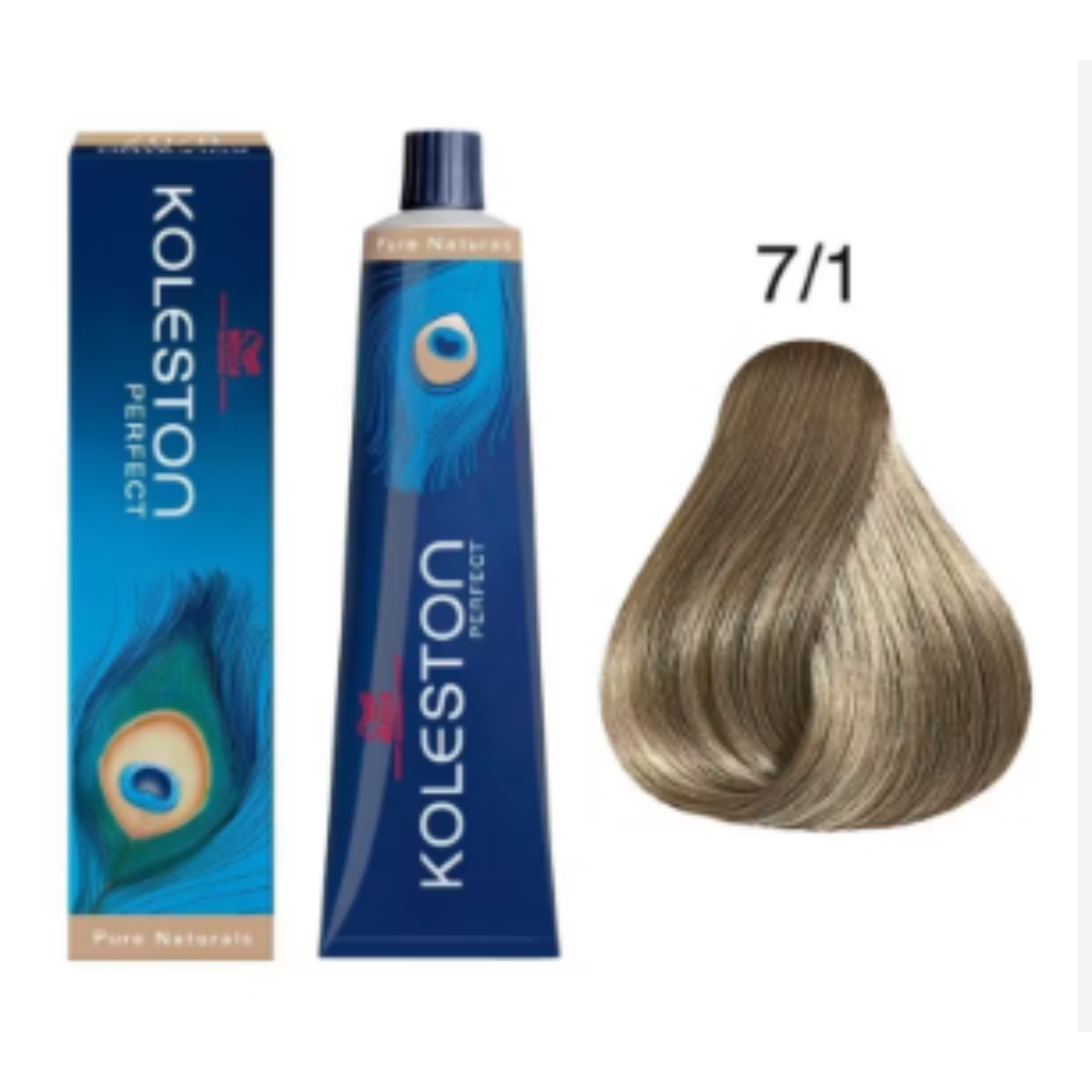 Tinte wella permanente color perfect rubio mediano ceniza