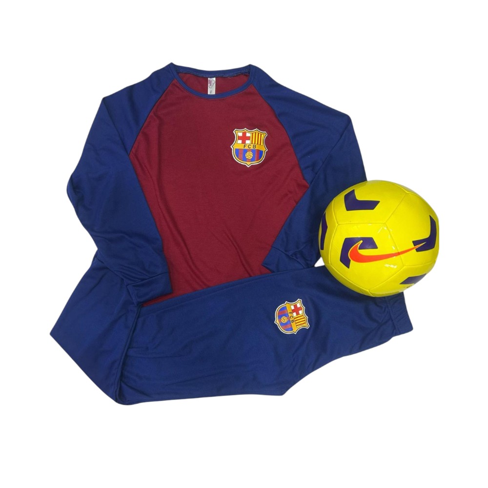 Pijama futbolera de niño del barcelona - Imagen 2