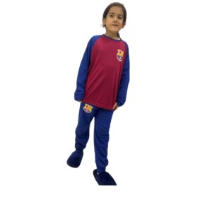 Pijama futbolera de niño del barcelona