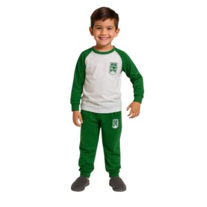Pijama futbolera de niño nacional
