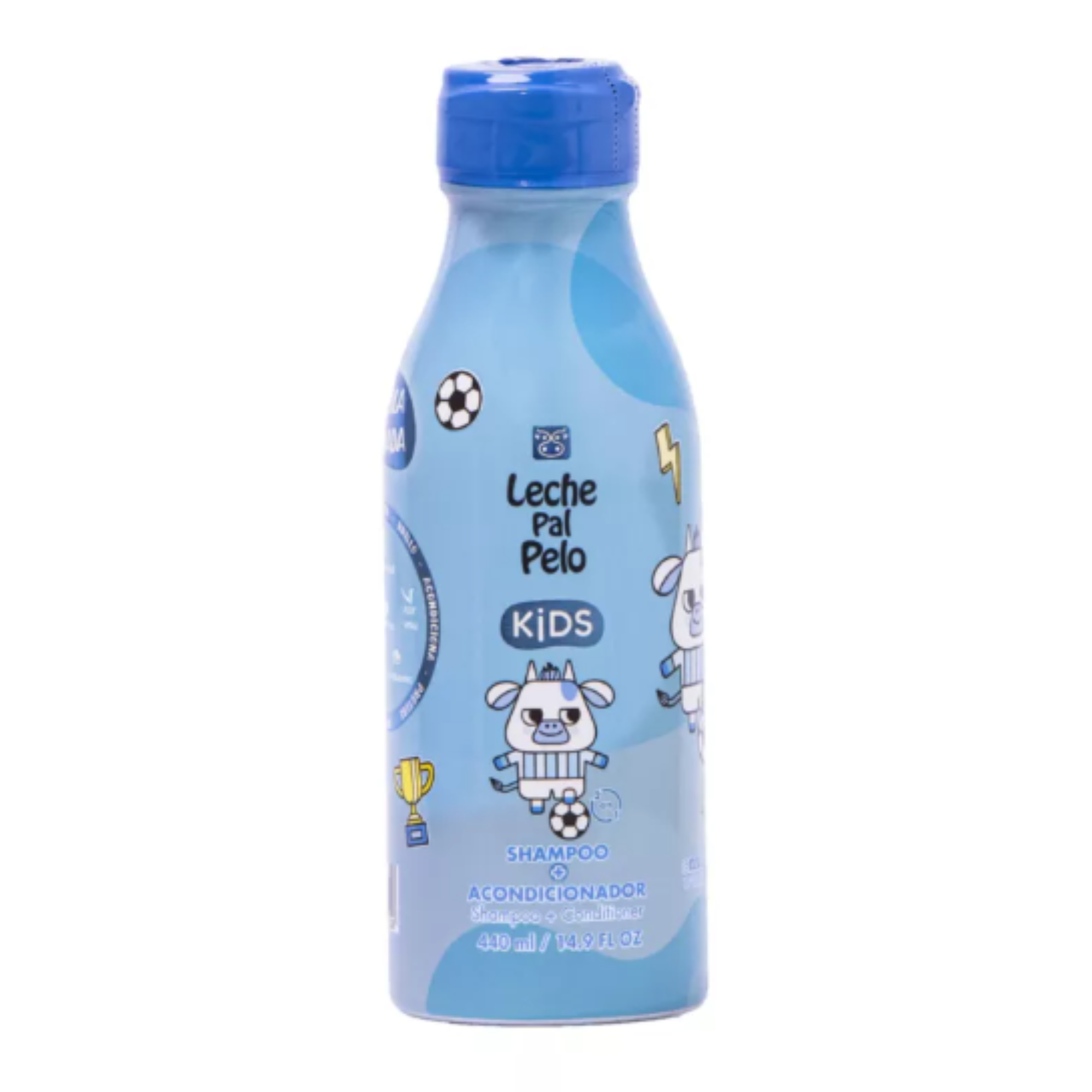 Leche para el pelo kids shampoo acondicionador 440ml