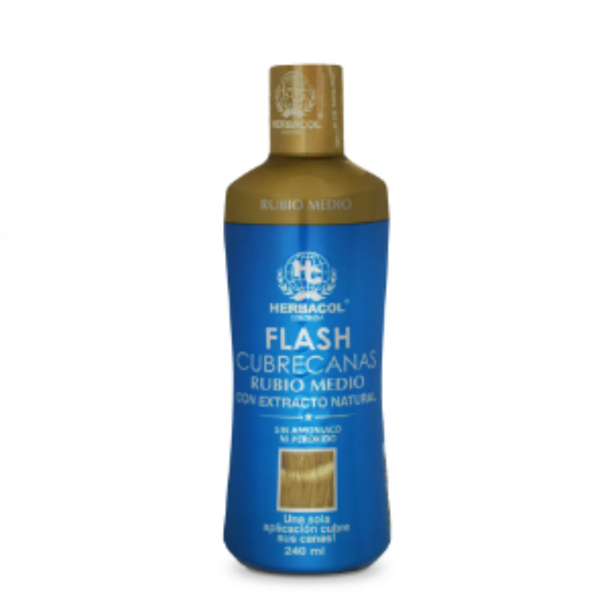 Flash Cubrecanas Rubio Medio Herbacol 240ml