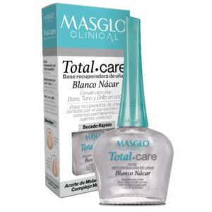 MASGLO CLINICAL TOTAL CARE BASE RECUPERADORA DE UÑAS BLANCO NACAR 13ML